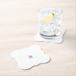 Butterfly Fairy Tattoo Vector - Vintage Blumenart Untersetzer