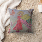 Butterfly Fairy Throw Cushion Kissen (Decke)