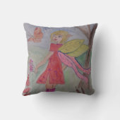 Butterfly Fairy Throw Cushion Kissen (Rückseite)