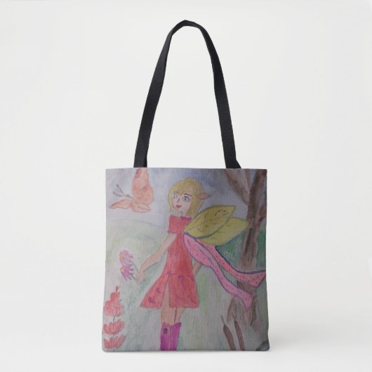 Butterfly Fairy Tote Bag Tasche (Vorderseite)