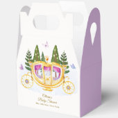 Butterfly Fairytale Princess Carriage Baby Shower Geschenkschachtel (Offen)