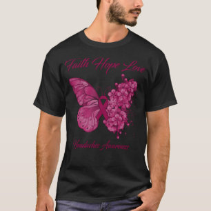 Butterfly Faith Hope Liebe bringt Bewusstsein T-Shirt