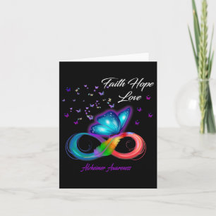 Butterfly Faith Hope Liebe Heimerheimer Bewusstsei Karte