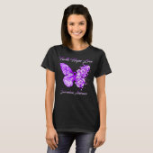 Butterfly Faith Hope Liebe Sarcoidose Bewusstsein T-Shirt (Vorne ganz)