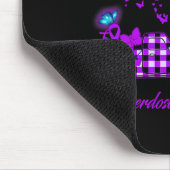 Butterfly Faith Hope Liebe Überdosierung Bewusstse Mousepad (Ecke)