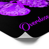 Butterfly Faith Hope Liebe Überdosierung Bewusstse Poster (Ecke)