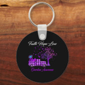 Butterfly Faith Hope Liebe Überdosierung Bewusstse Schlüsselanhänger (Vorderseite)