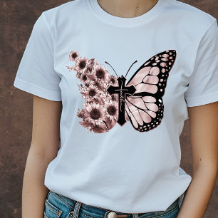 Butterfly Faith T - Shirt CHRISTLICHER T - SHIRT