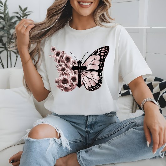 Butterfly Faith T - Shirt | CHRISTLICHER T - SHIRT