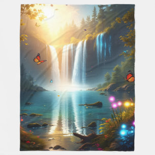 Butterfly Fantasy Dream Fleece Blanket