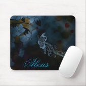 Butterfly Fantasy in Flight Mousepad (Mit Mouse)