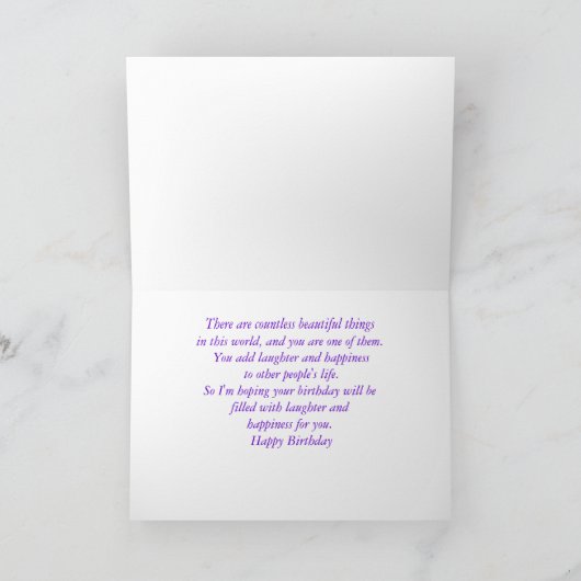 Butterfly Fantasy Karte (Innenseite)