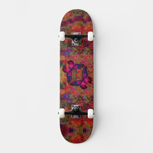 Butterfly Fantasy World Skateboard (Vorderseite)