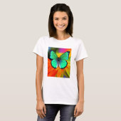 Butterfly-farbiger T - Shirt (Vorne ganz)