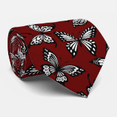 Butterfly farbiges Muster Krawatte (Gerollt)