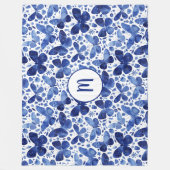 Butterfly-Farbmuster Fleecedecke (Vorderseite)