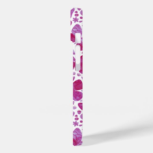 Butterfly-Farbmuster Rosa Case-Mate iPhone Hülle (Rückseite / Links)