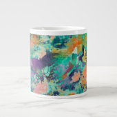 Butterfly & Feather Floral Jumbo-Tasse (Vorderseite)