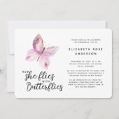 Butterfly-Feier zum Lebensdenkmal Einladung (Vorderseite)