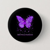 Butterfly Fibromyalgie Sensibilisierungskampagne Button (Vorderseite)