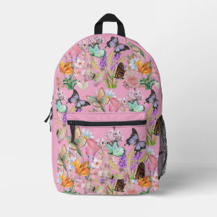 Butterfly Fields Kids Backpack Bedruckter Rucksack