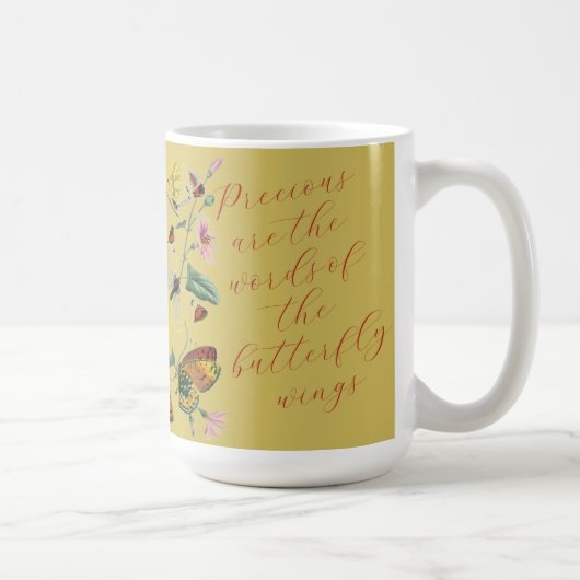 Butterfly Fine Art Coffee Tasse (Rechts)