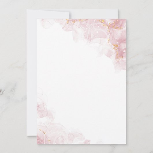 Butterfly First Birthday Girl 1. Einladung (Rückseite)