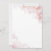 Butterfly First Birthday Girl 1. Einladung (Rückseite)