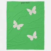 Butterfly Fleece Blanket (Vorderseite)