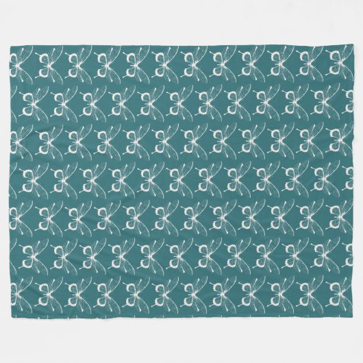 Butterfly Fleece Blanket (Vorderseite (Horizontal))