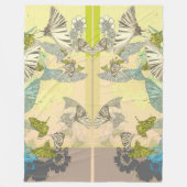 Butterfly Fleece Blanket (Vorderseite)