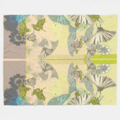 Butterfly Fleece Blanket (Vorderseite (Horizontal))