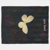 Butterfly Fleece Blanket (Vorderseite (Horizontal))