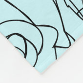 Butterfly Fleece Blanket Rose - Ihre Farben (Ecke)