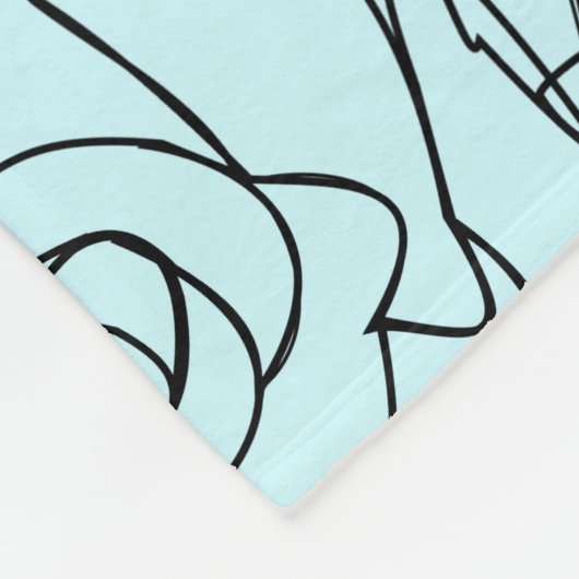 Butterfly Fleece Blanket Rose - Ihre Farben (Ecke)