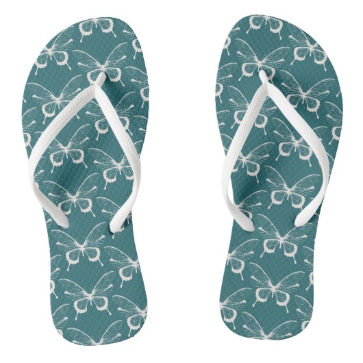 Butterfly Flip Flops Badesandalen (Fußbett)