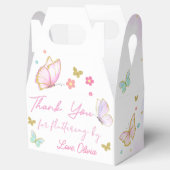 Butterfly Floral Birthday Gevor Box Geschenkschachtel (Geöffnet)