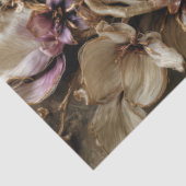 Butterfly & Floral, Botanical Oval Arrangement Seidenpapier (Ausschnitt)