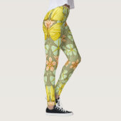 Butterfly Floral botanisch farbig Leggings (Rechts)