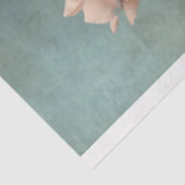 Butterfly & Floral Bouquet, rosa, grün & beige Seidenpapier (Ausschnitt)