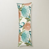 Butterfly Floral Cushion Seitenschläferkissen (Rückseite (Vertikal))