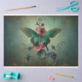 Butterfly Floral Decoupage Seidenpapier (Basteln)