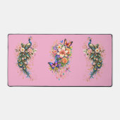 Butterfly & Floral Fantasy Desk Mat Schreibtischunterlage (Vorderseite)