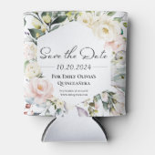 Butterfly Floral Frame Quinceanera Save the Date Dosenkühler (Vorderseite)