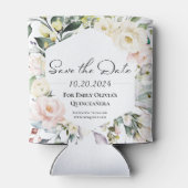 Butterfly Floral Frame Quinceanera Save the Date Dosenkühler (Rückseite)