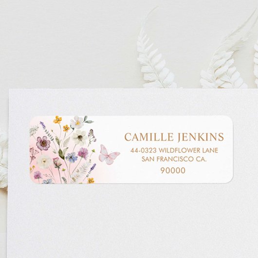 Butterfly Floral Garden Babydusche