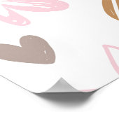 Butterfly Floral Girl First Heilige Kommune einlad Poster (Ecke)