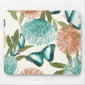 Butterfly Floral Mouse Pad Mousepad (Vorne)