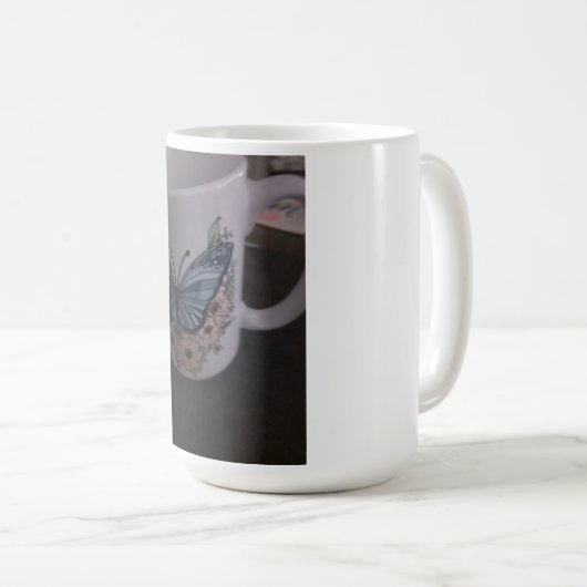 butterfly floral mug kaffeetasse (VorderseiteRechts)