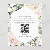 Butterfly Floral Quinceanera Foto Save the Date (Rückseite)